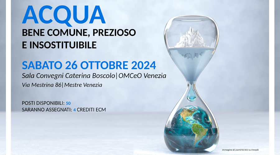 Clicca per accedere all'articolo Acqua: bene prezioso e da difendere. Se ne parlerà in un convegno all'Ordine il 26 Ottobre