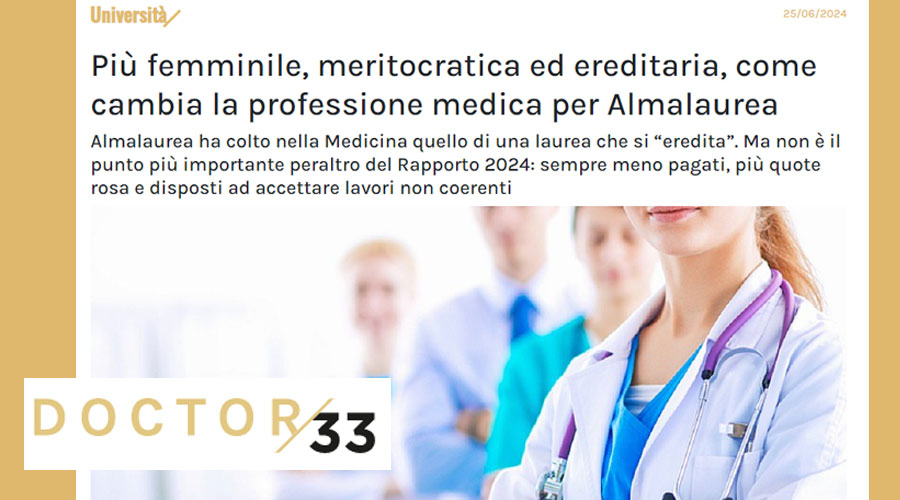 Clicca per accedere all'articolo Almalaurea: come cambia la professione medica. Su Doctor33 le riflessioni del presidente Leoni